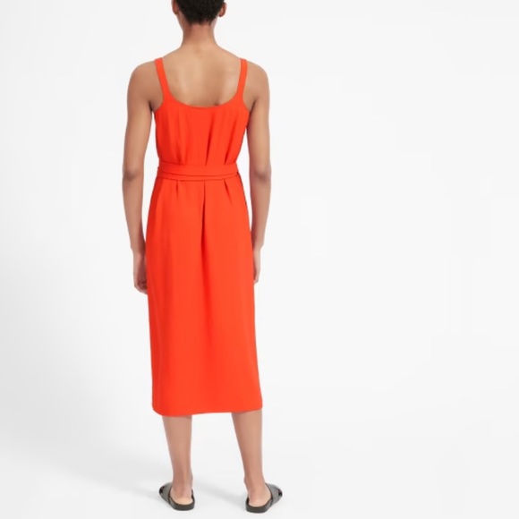 Everlane Japanese GoWeave Tank Wrap Dress - Picture 2 of 11